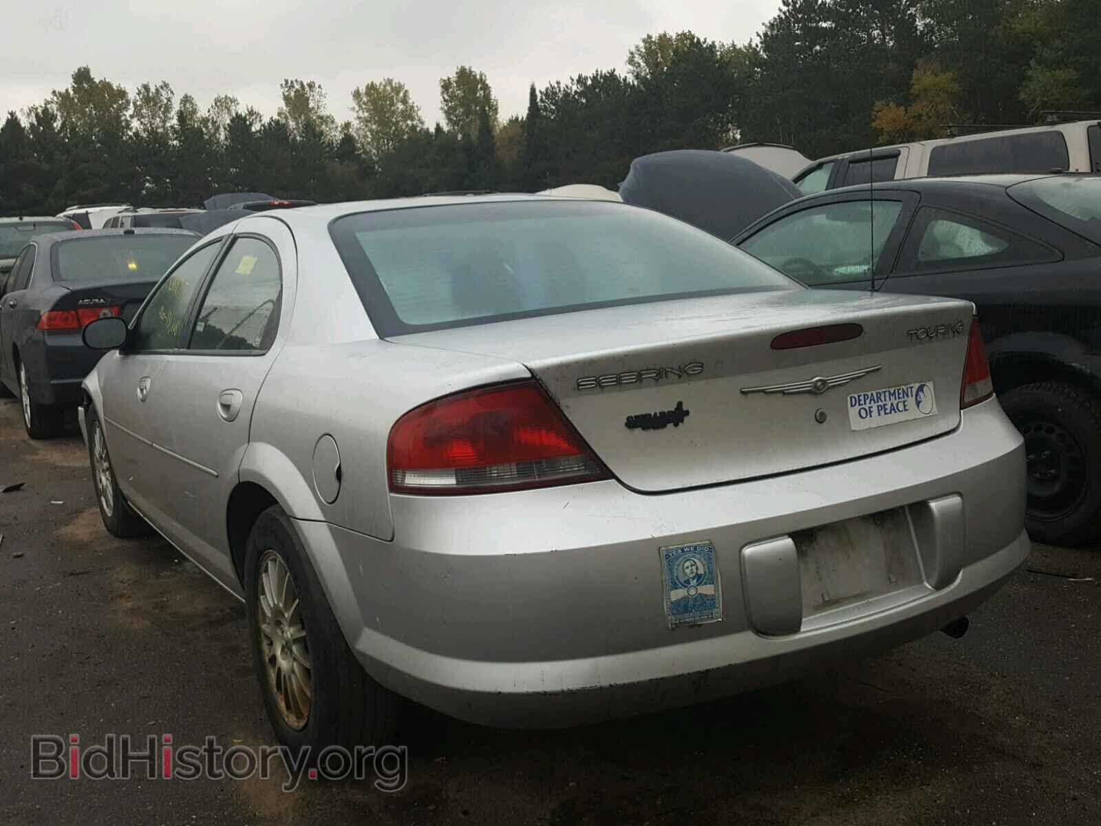 2005 CHRYSLER SEBRING - VIN: 1C3EL56R85N603339 - Фото 3