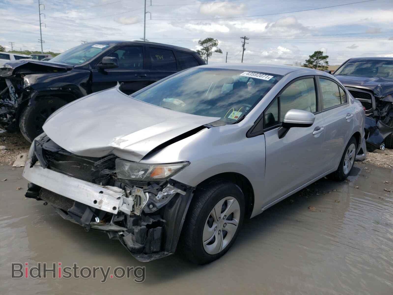 2014 HONDA CIVIC - VIN: 19XFB2F5XEE080957 - Фото 2