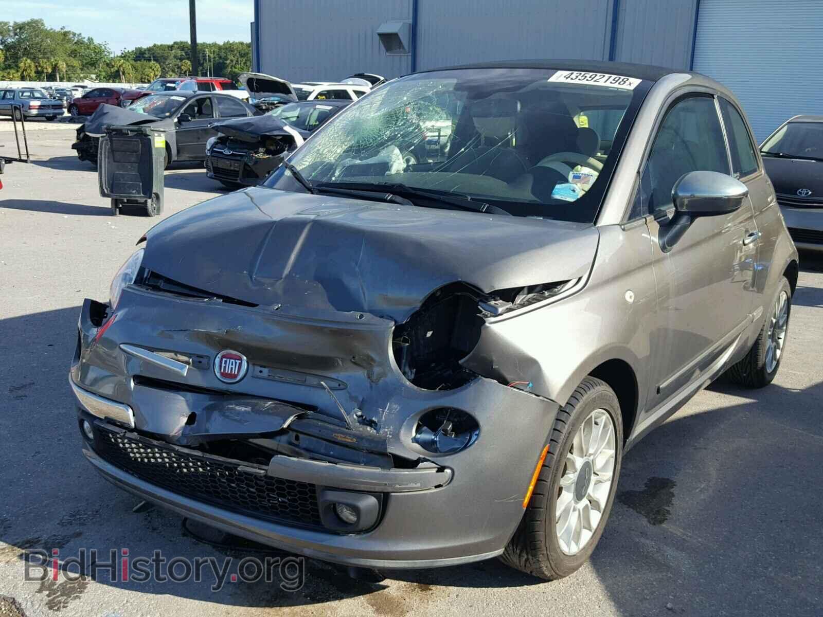 2013 FIAT 500 - VIN: 3C3CFFER6DT646470 - Фото 2