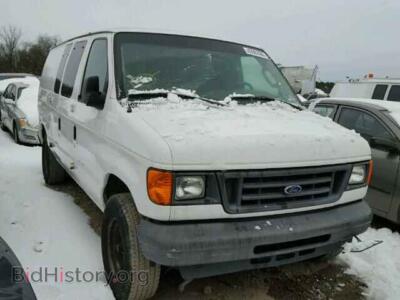 2007 Ford ECONOLINE, white — VIN 1FTNE24L97DA39793, Copart