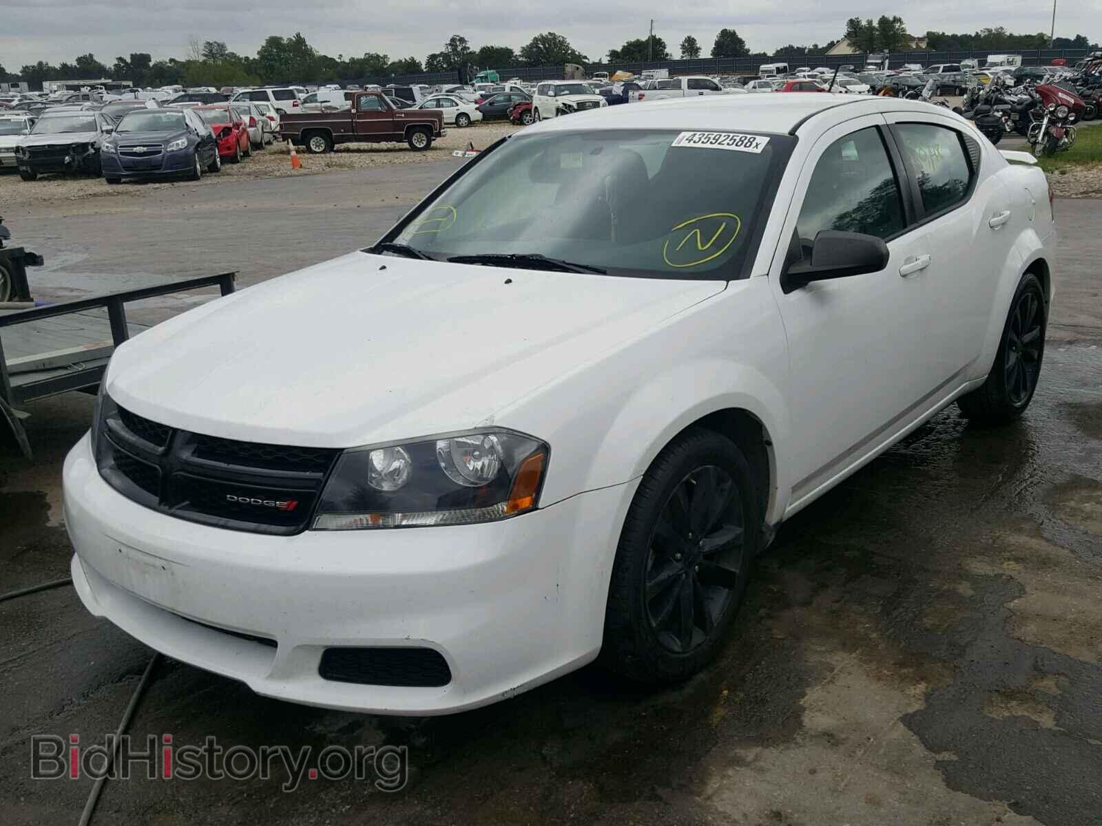2014 DODGE AVENGER - VIN: 1C3CDZAB6EN140347 - Фото 2