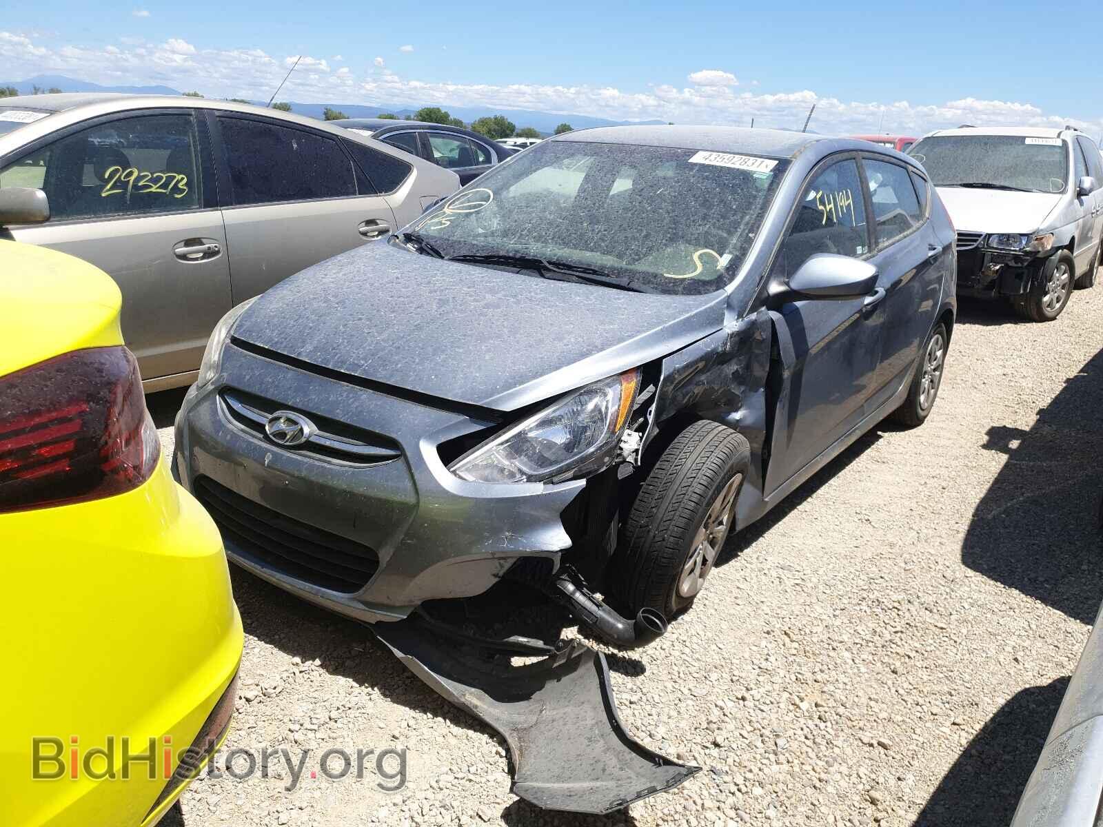 2017 HYUNDAI ACCENT - VIN: KMHCT5AEXHU362803 - Фото 2