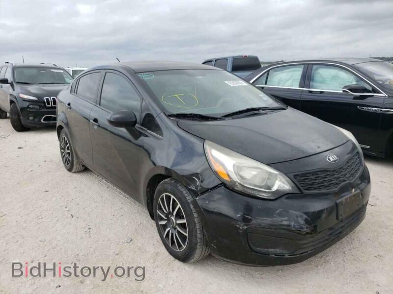 2015 Kia RIO RIO LX (VIN KNADM4A30F6527089) — photo 1 of 10, Copart, damage: front end