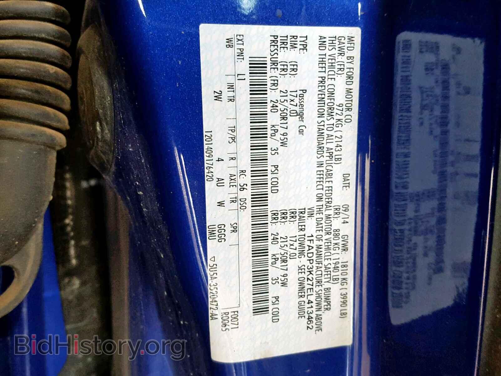 2014 FORD FOCUS SE - VIN: 1FADP3K27EL413462 - Фото 10