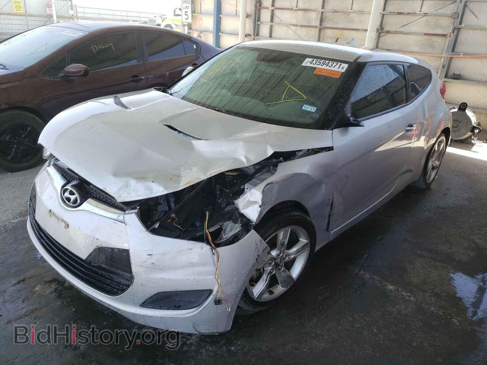 2014 HYUNDAI VELOSTER - VIN: KMHTC6AD3EU210340 - Фото 2