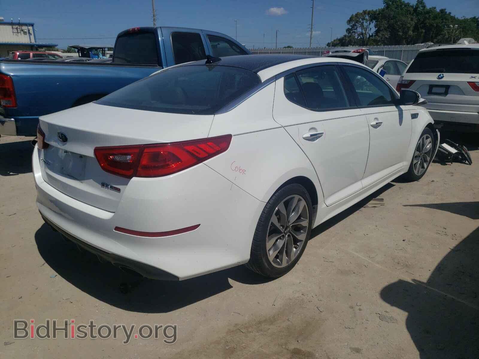 2015 KIA OPTIMA - VIN: 5XXGR4A60FG419973 - Photo 4