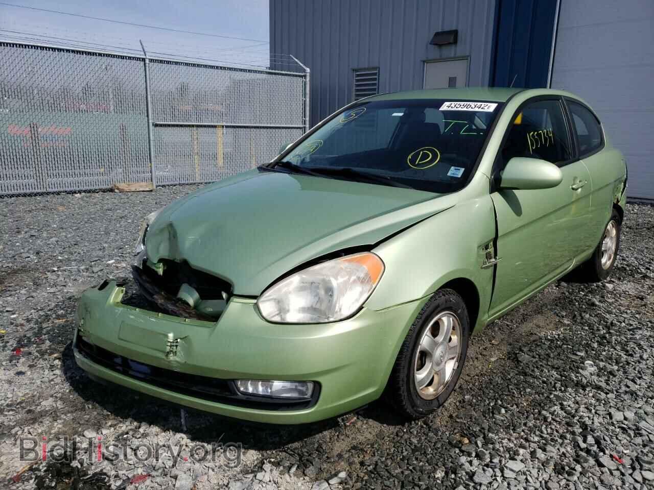2007 HYUNDAI ACCENT - VIN: KMHCN35CX7U022380 - Фото 2