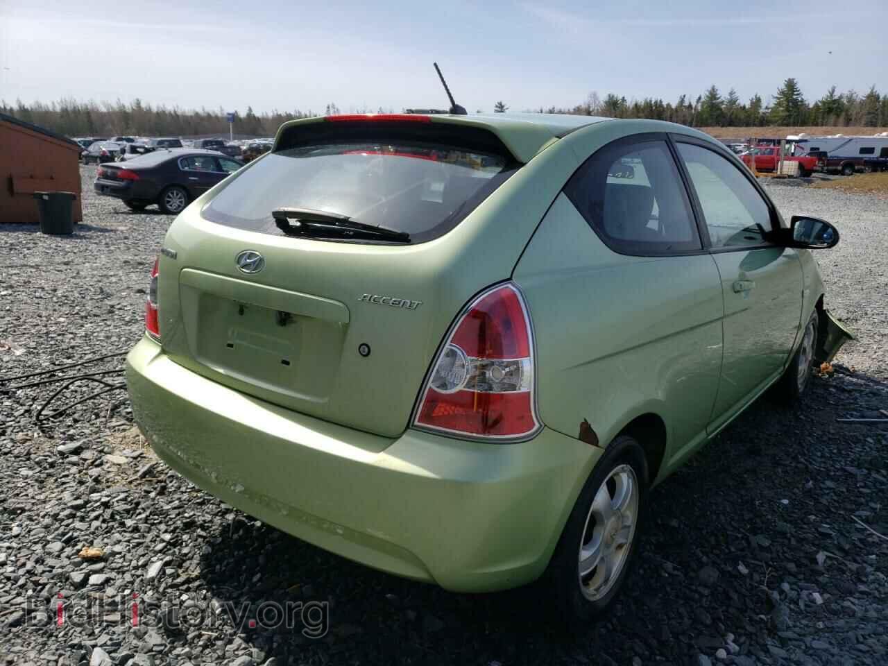 2007 HYUNDAI ACCENT - VIN: KMHCN35CX7U022380 - Фото 4