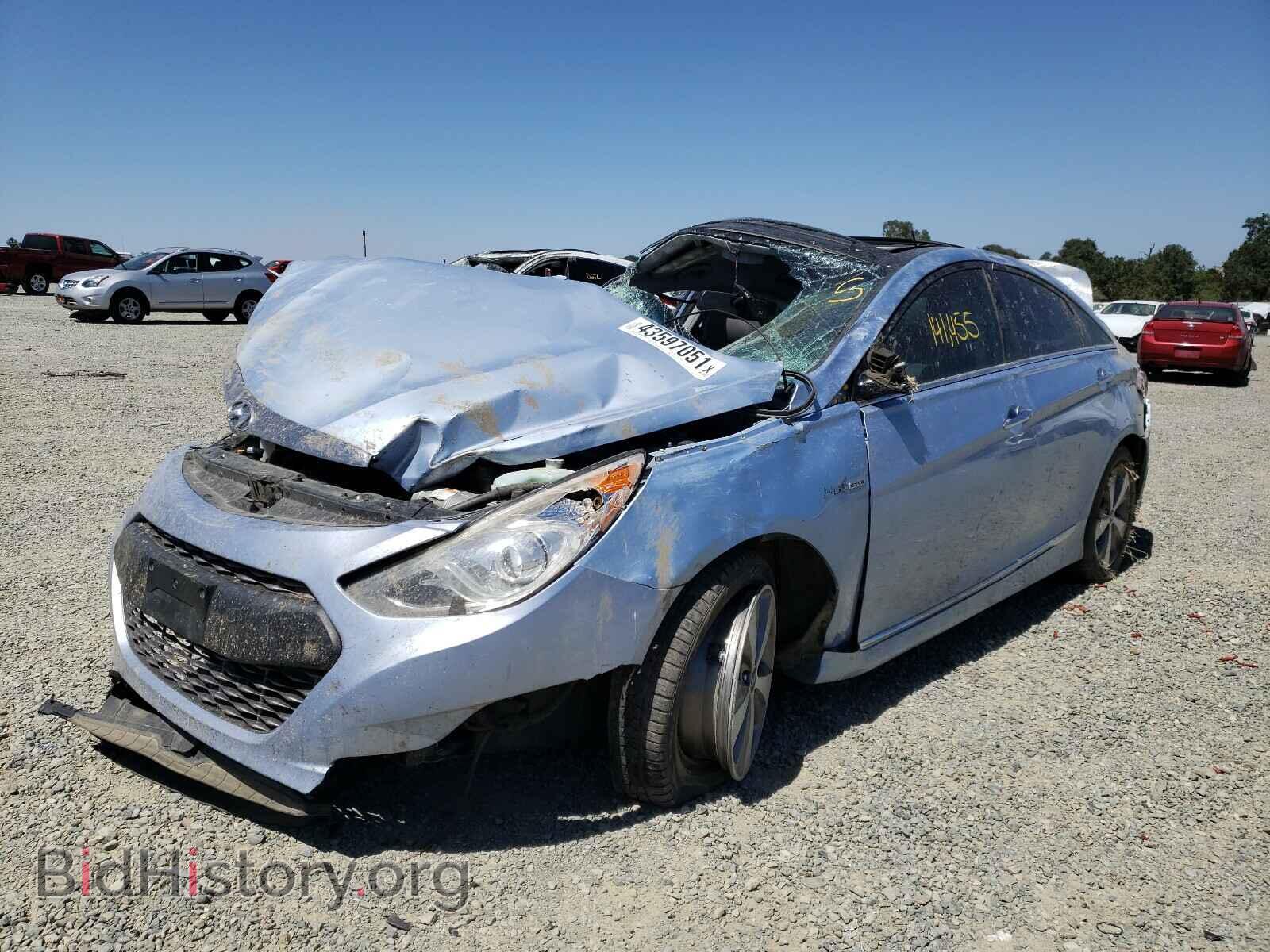 2012 HYUNDAI SONATA - VIN: KMHEC4A45CA043796 - Фото 2