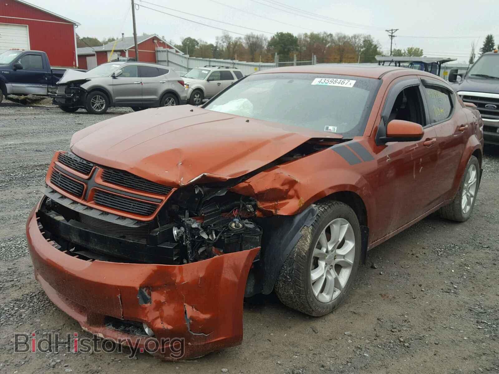 2012 DODGE AVENGER - VIN: 1C3CDZBG6CN165661 - Фото 2