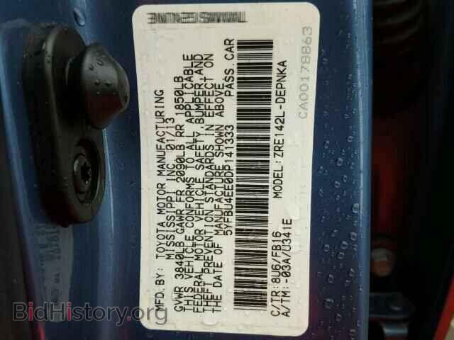 2013 TOYOTA COROLLA - VIN: 5YFBU4EE0DP141333 - Фото 10