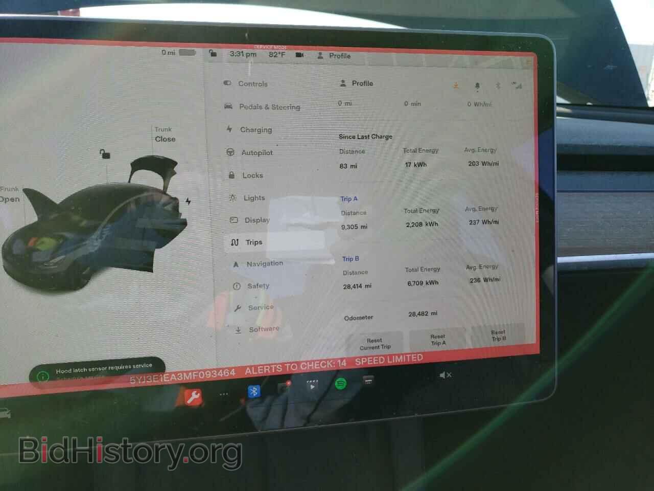 2021 TESLA MODEL 3 - VIN: 5YJ3E1EA3MF093464 - Photo 9