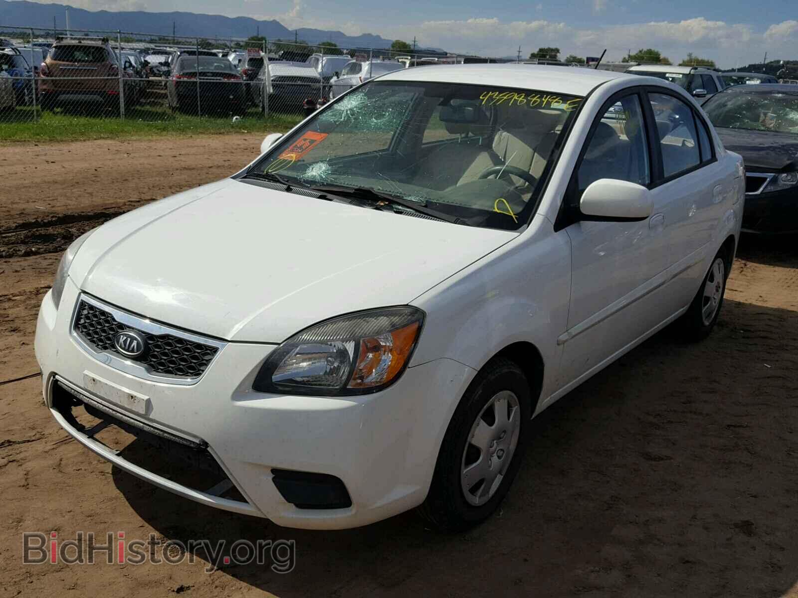 2011 KIA RIO BASE - VIN: KNADH4A39B6952017 - Фото 2