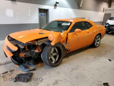 2012 Dodge CHALLENGER, orange — VIN 2C3CDYAGXCH130545, Copart