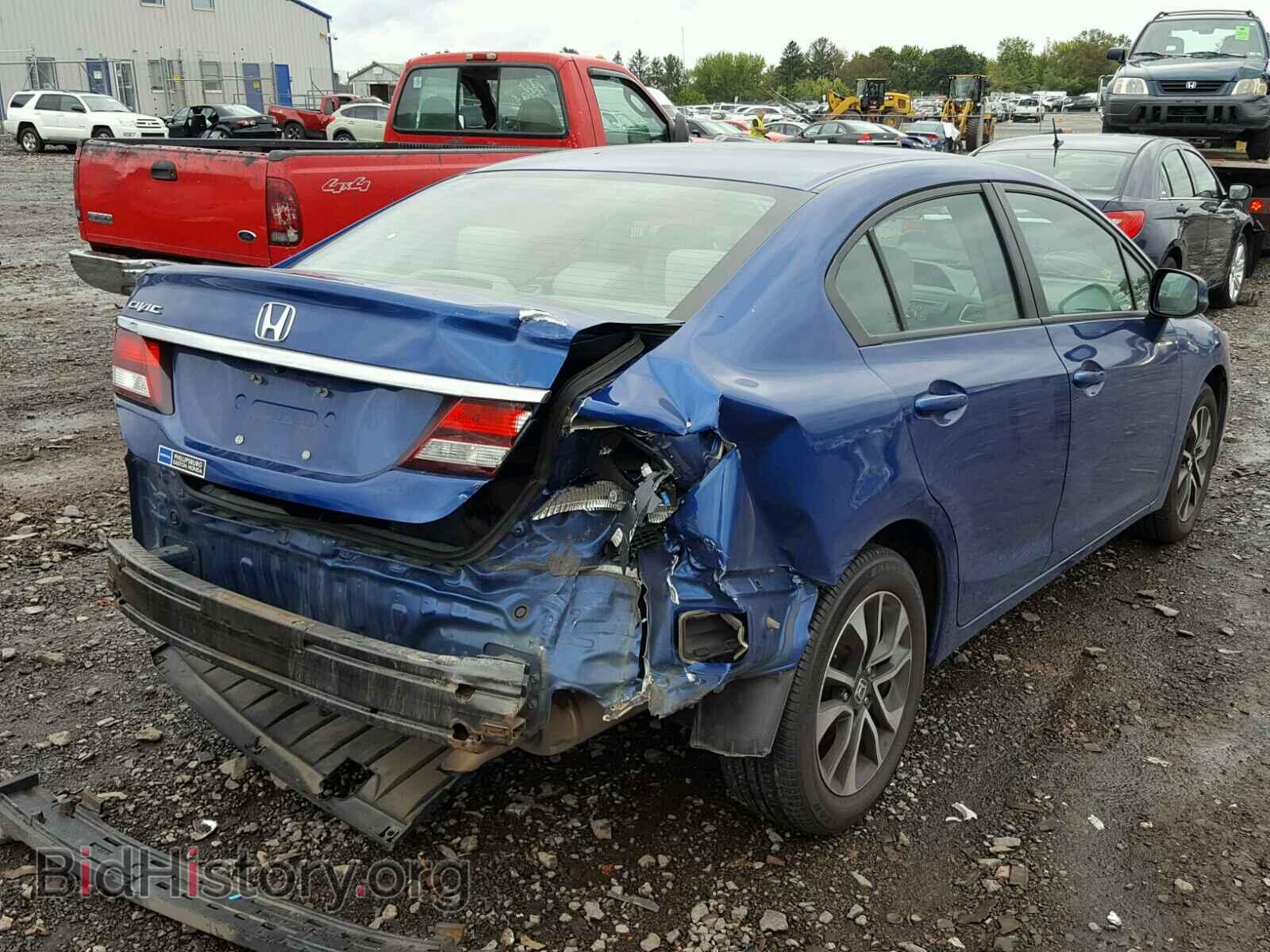 2013 HONDA CIVIC - VIN: 19XFB2F80DE227764 - Фото 4