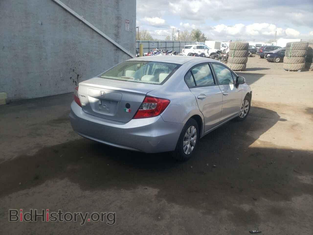 2012 HONDA CIVIC - VIN: 2HGFB2F59CH301760 - Фото 4