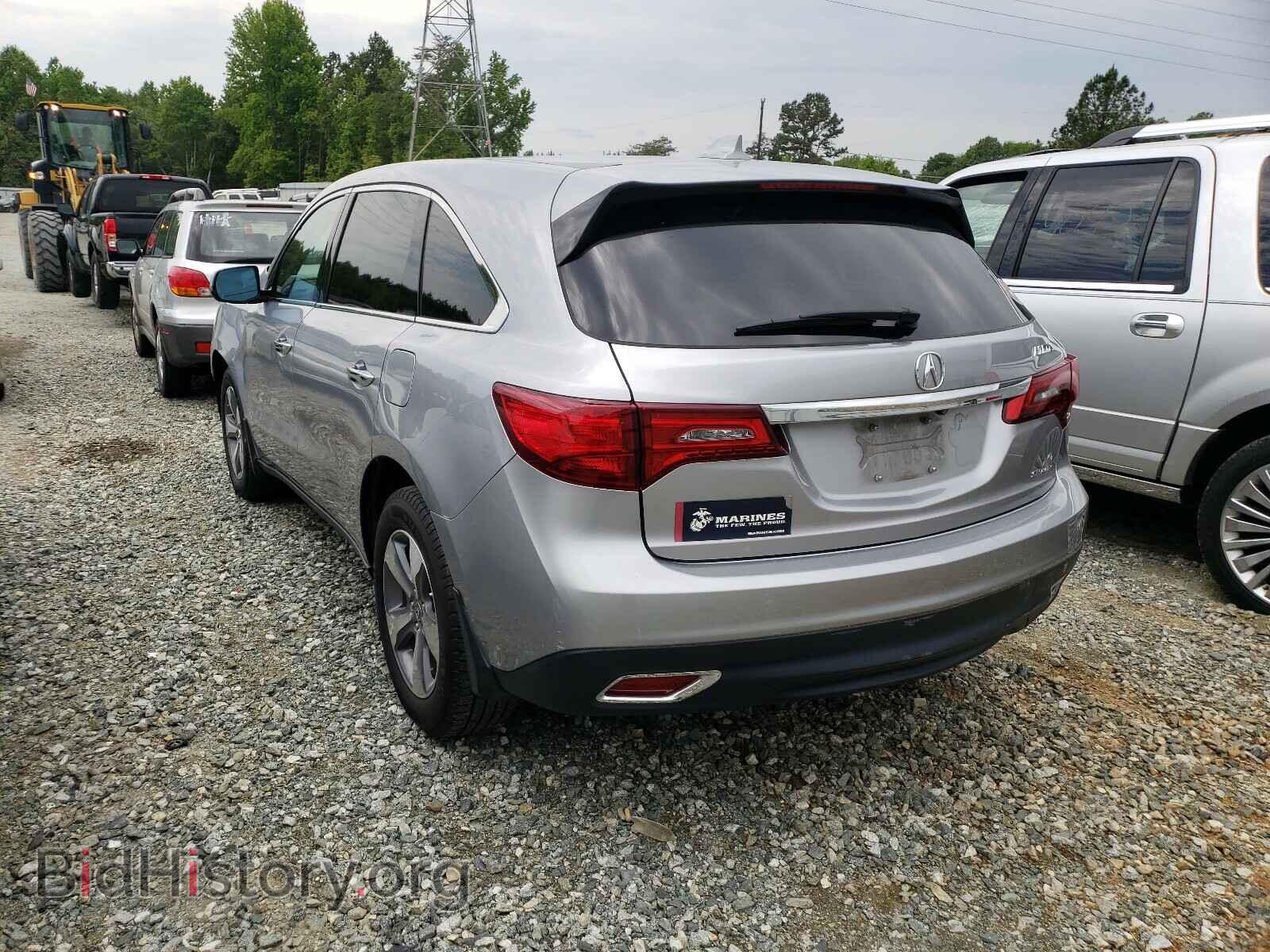 2016 ACURA MDX - VIN: 5FRYD4H22GB033693 - Фото 3