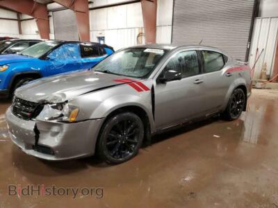 2013 Dodge AVENGER SE, серый — VIN 1C3CDZAB7DN755259, Copart