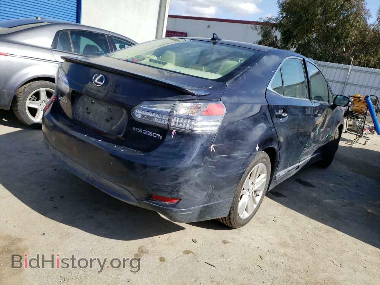 2010 LEXUS HS - VIN: JTHBB1BA4A2013997 - Фото 3