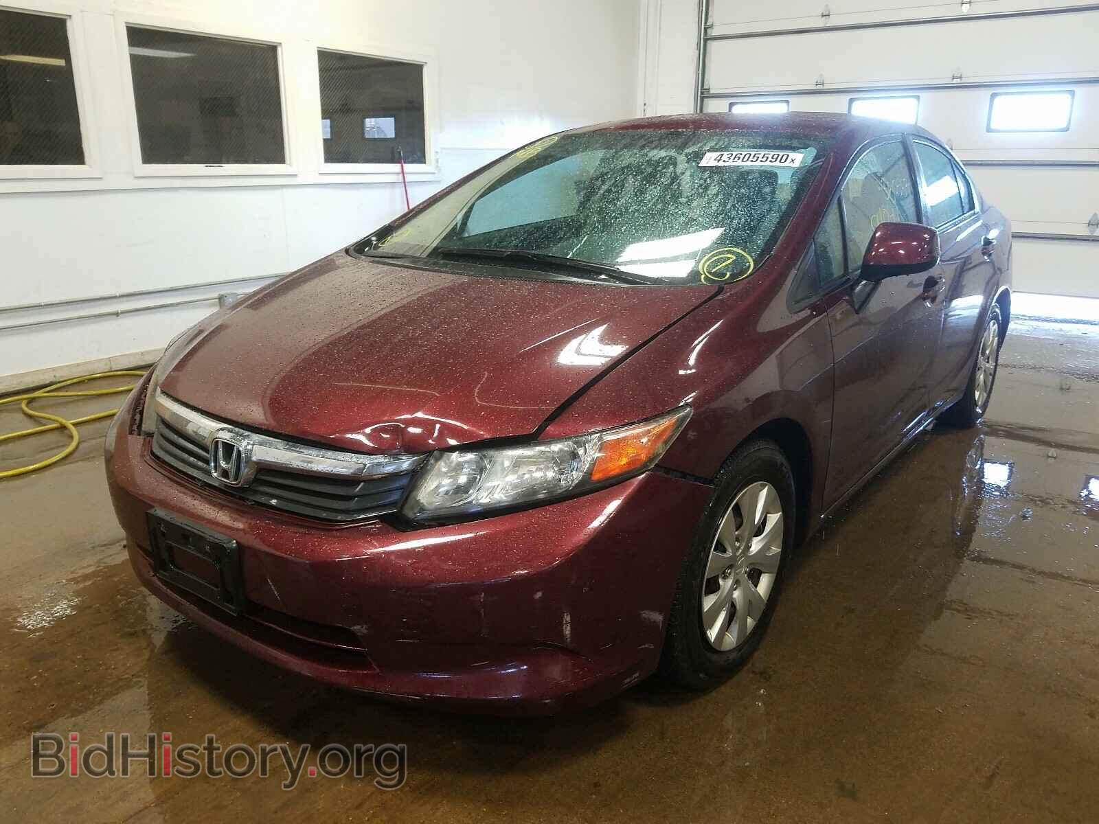 2012 HONDA CIVIC - VIN: 19XFB2F52CE093019 - Фото 2