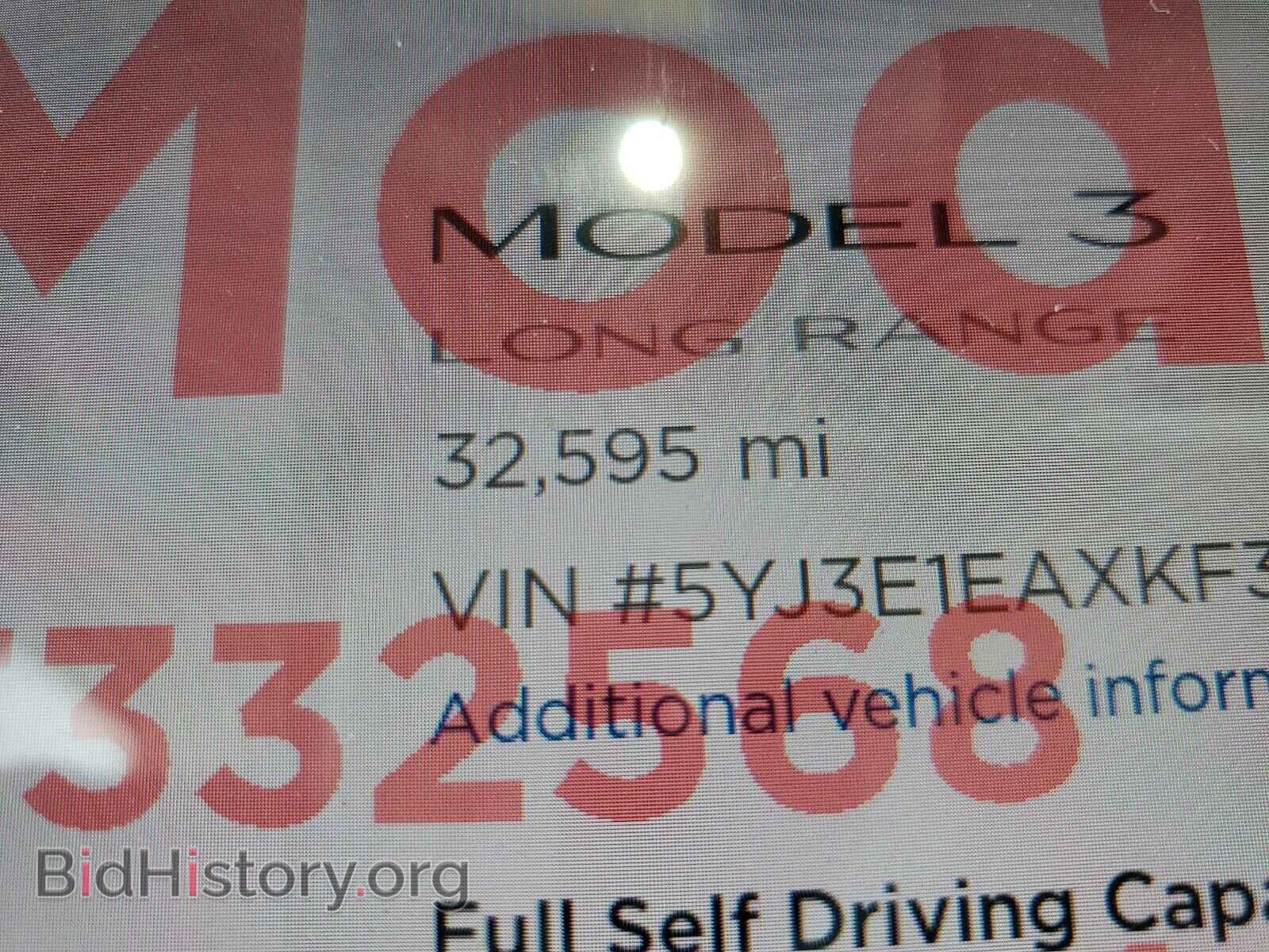 2019 TESLA MODEL 3 - VIN: 5YJ3E1EAXKF332568 - Photo 8