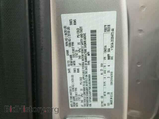 2014 FORD ESCAPE - VIN: 1FMCU0F79EUB39089 - Фото 10