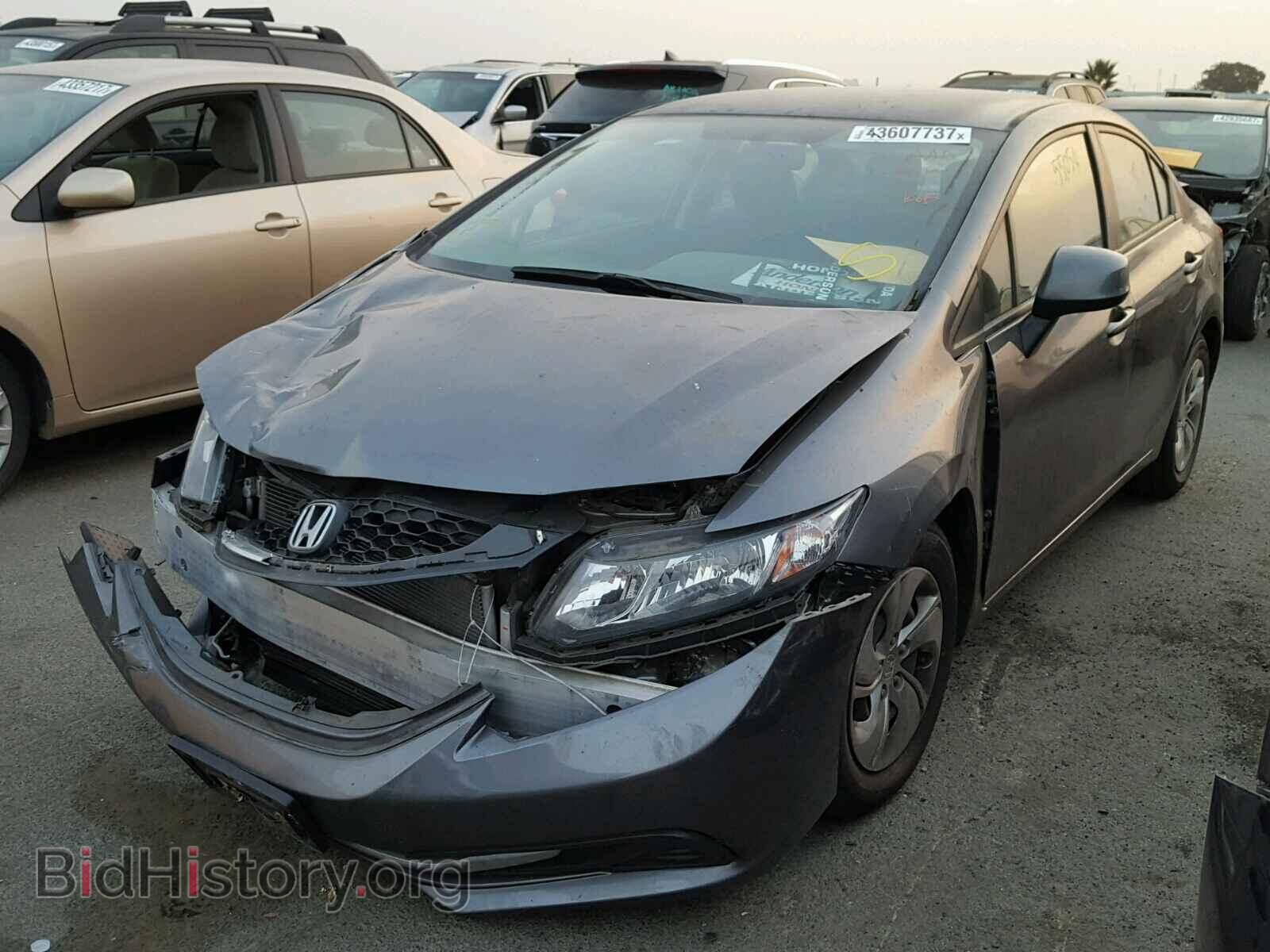 2013 HONDA CIVIC - VIN: 19XFB2F51DE285257 - Фото 2