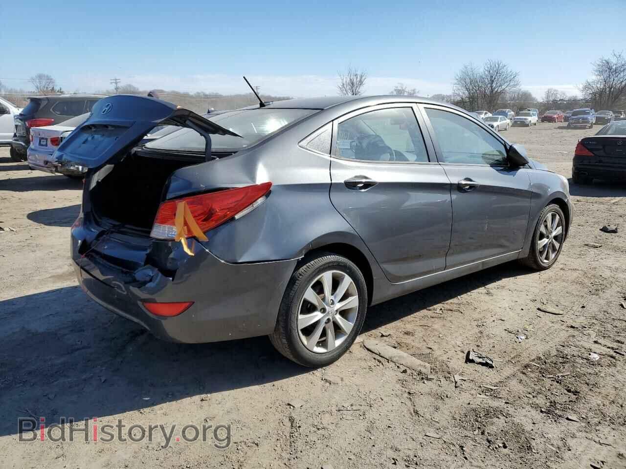 2012 HYUNDAI ACCENT - VIN: KMHCU4AE7CU107302 - Фото 3