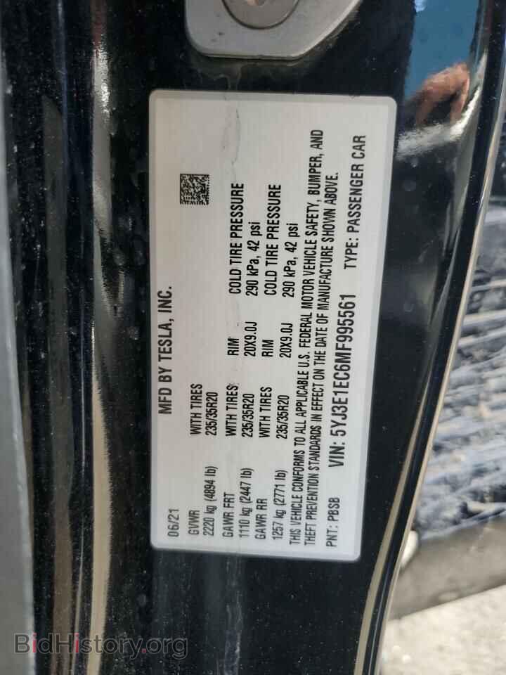 2021 TESLA MODEL 3 - VIN: 5YJ3E1EC6MF995561 - Photo 12