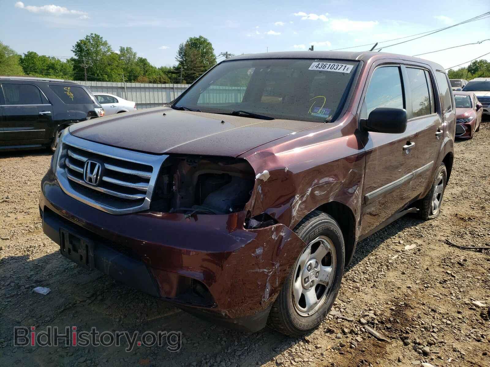 2013 HONDA PILOT - VIN: 5FNYF4H28DB016100 - Фото 2
