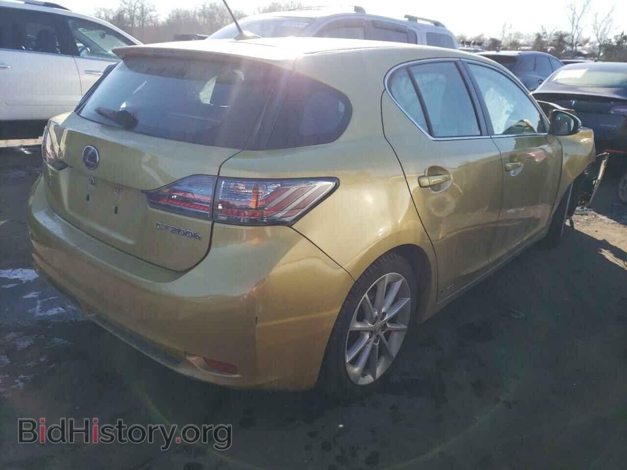 2011 LEXUS CT 200 - VIN: JTHKD5BH1B2004013 - Фото 3