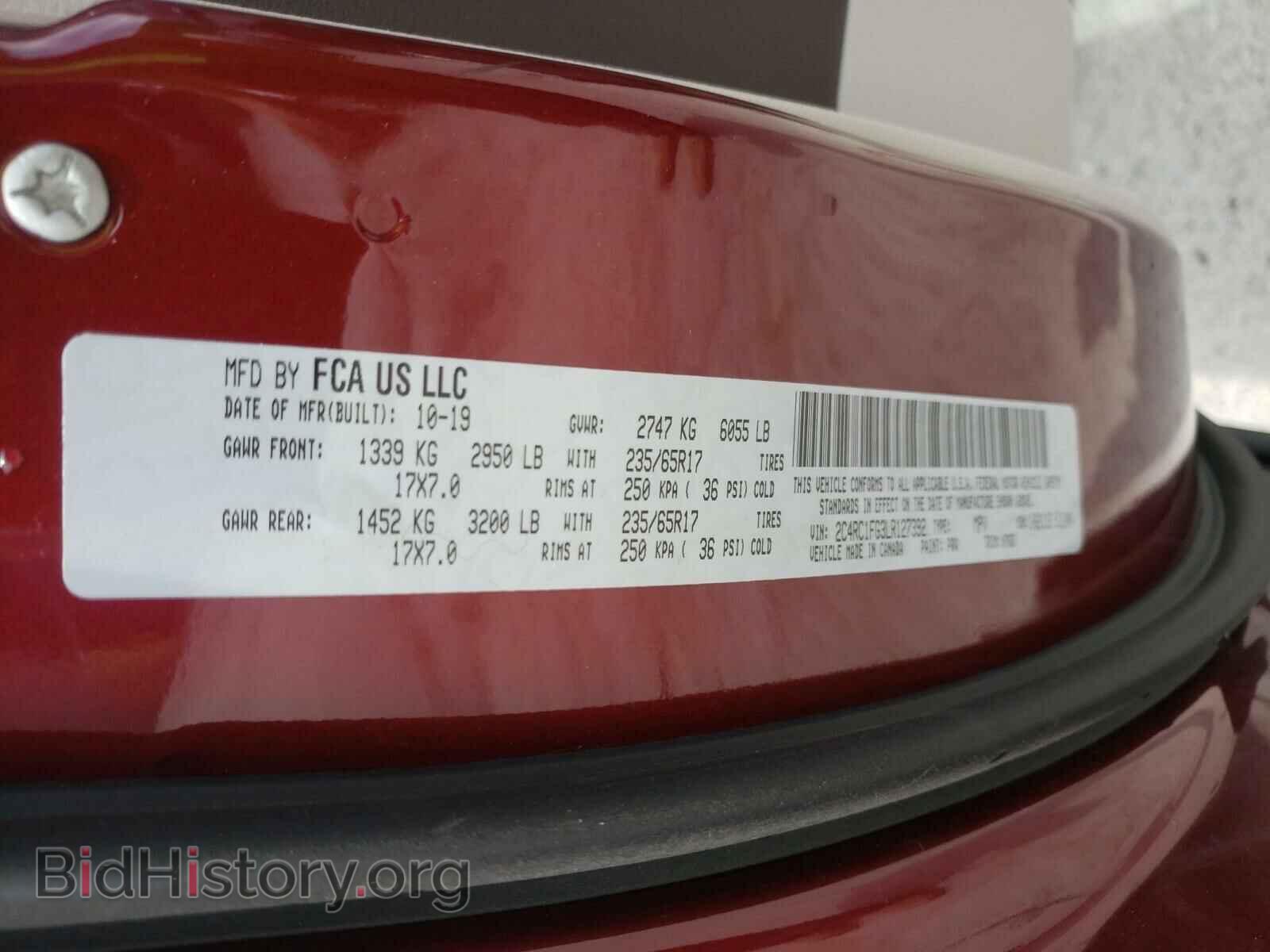 2020 CHRYSLER PACIFICA - VIN: 2C4RC1FG3LR127392 - Photo 10