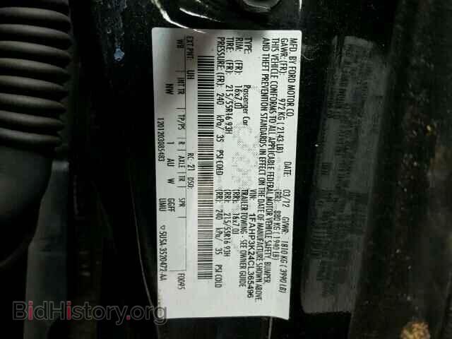 2012 FORD FOCUS - VIN: 1FAHP3K24CL365496 - Photo 10
