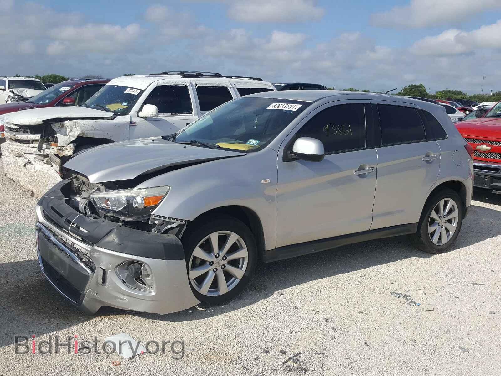 2014 MITSUBISHI OUTLANDER - VIN: 4A4AP3AU0EE007147 - Фото 2