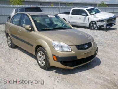2007 Kia RIO BASE, gray — VIN KNADE123776248296, Copart