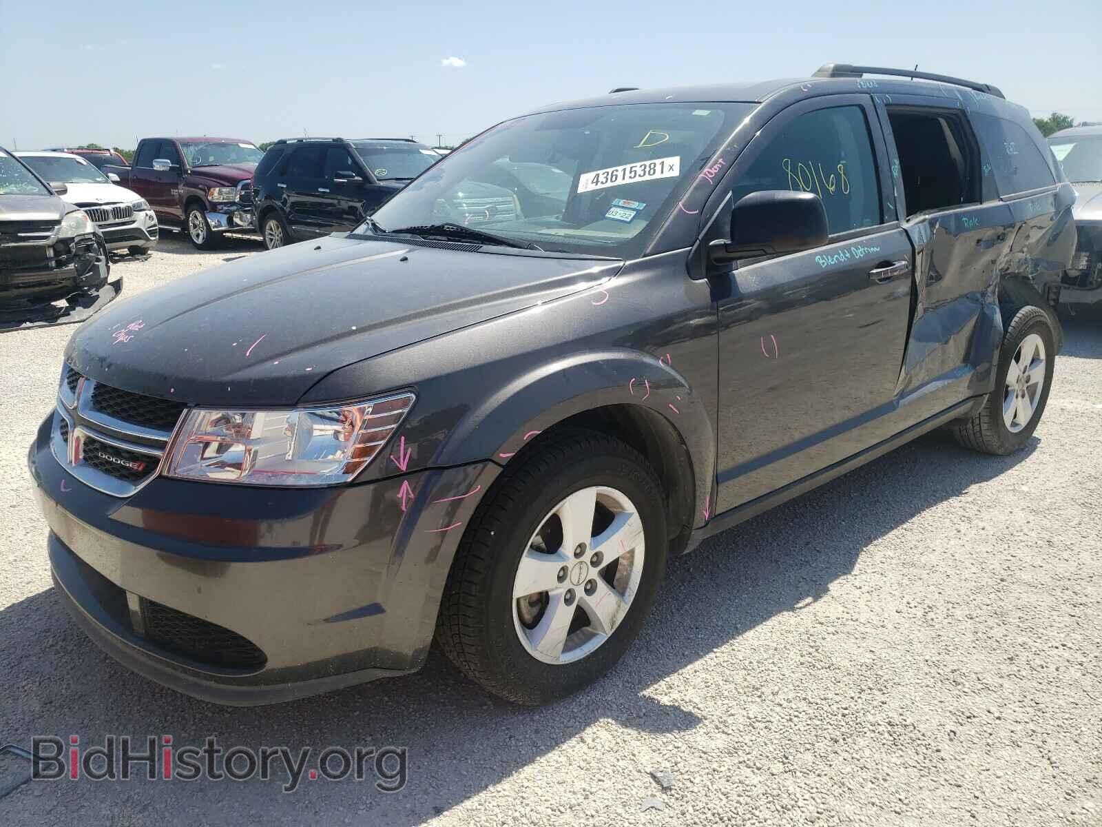 2016 DODGE JOURNEY - VIN: 3C4PDCAB9GT148102 - Фото 2