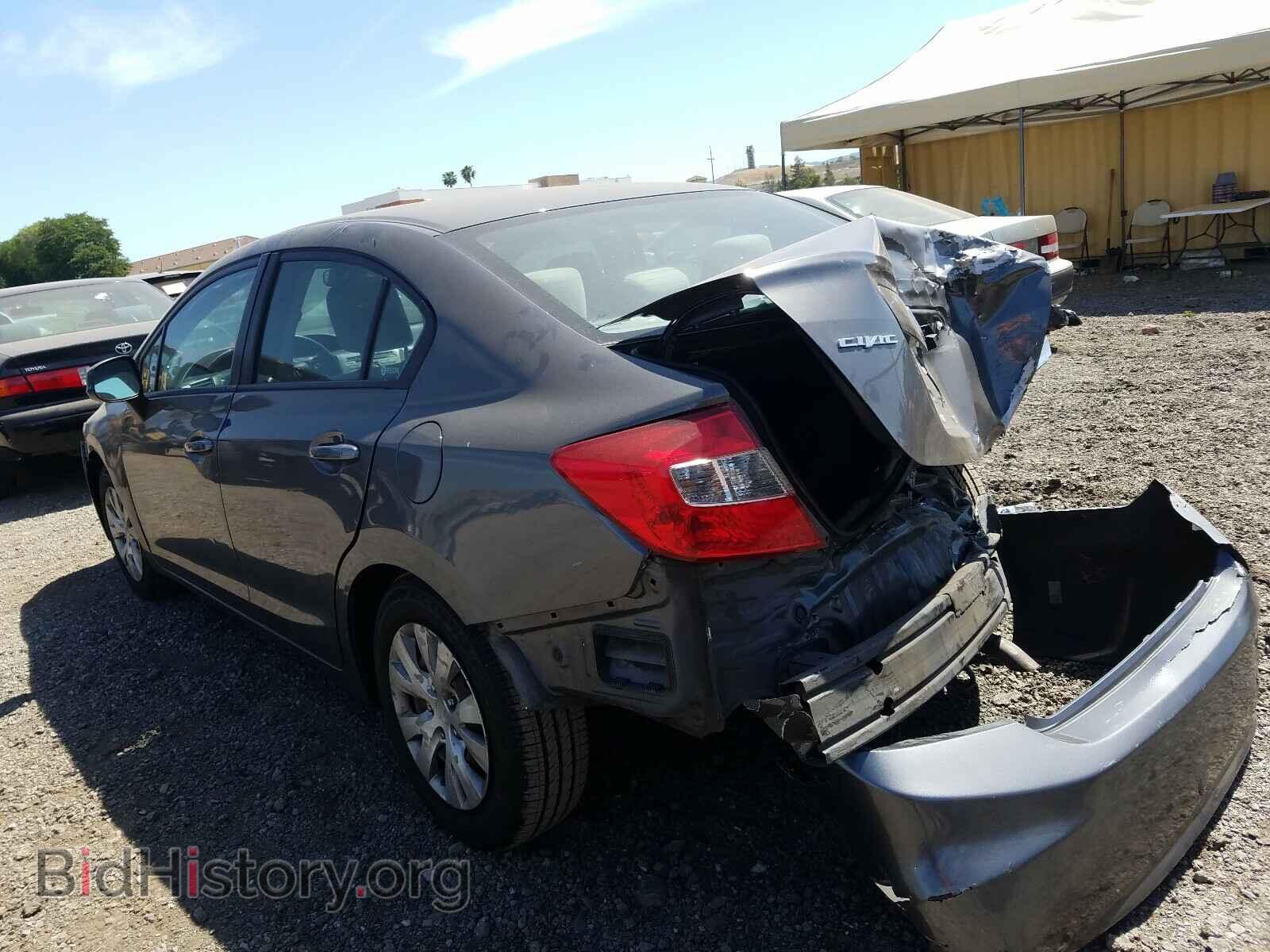 2012 HONDA CIVIC - VIN: 2HGFB2F52CH603939 - Фото 3