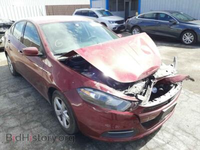 2015 Dodge DART DART SXT, темно-бордовый — VIN 1C3CDFBB5FD301226, Copart