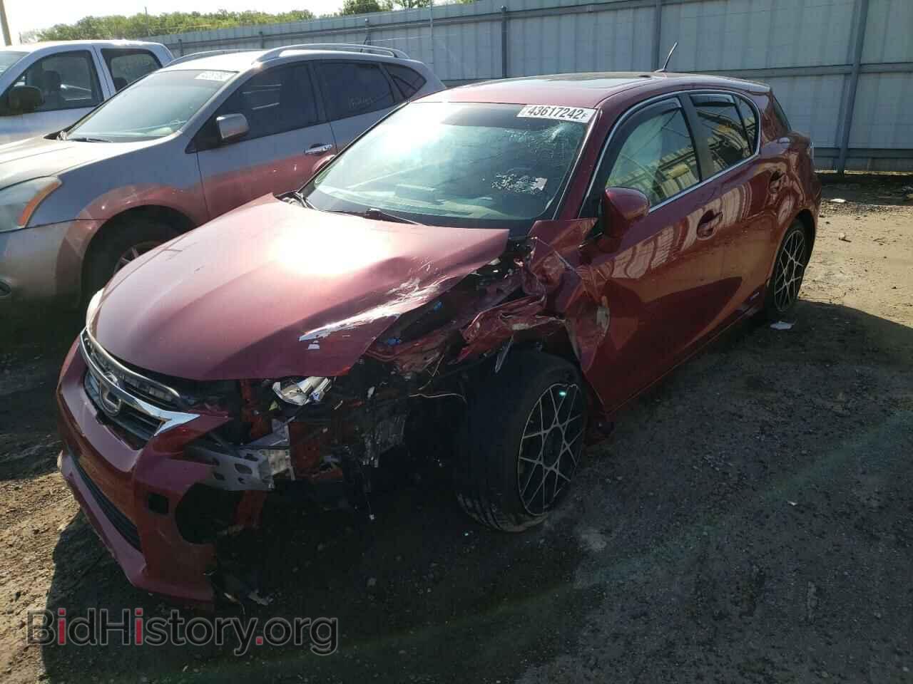 2012 LEXUS CT 200 - VIN: JTHKD5BH8C2088896 - Фото 2