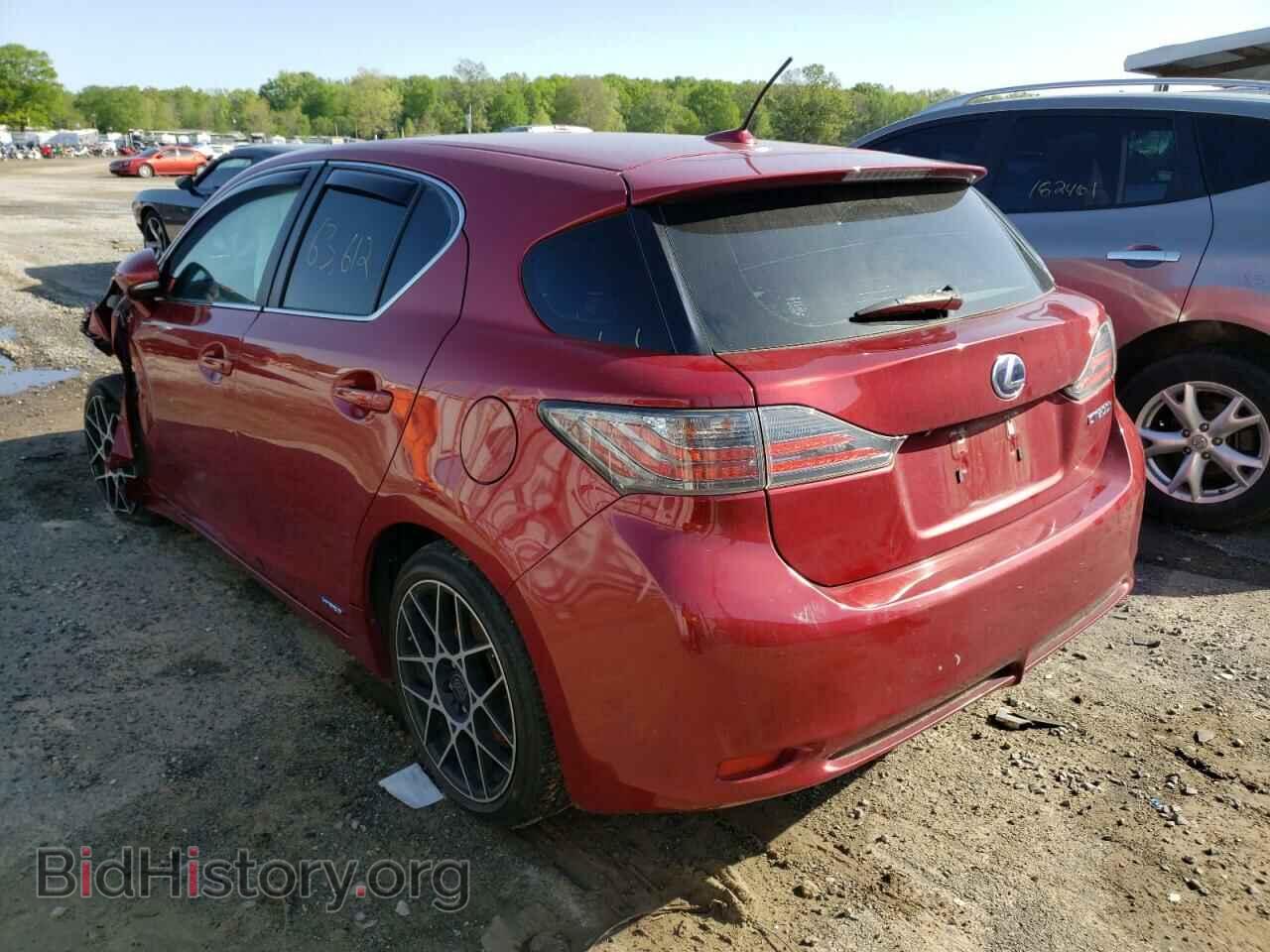 2012 LEXUS CT 200 - VIN: JTHKD5BH8C2088896 - Фото 3