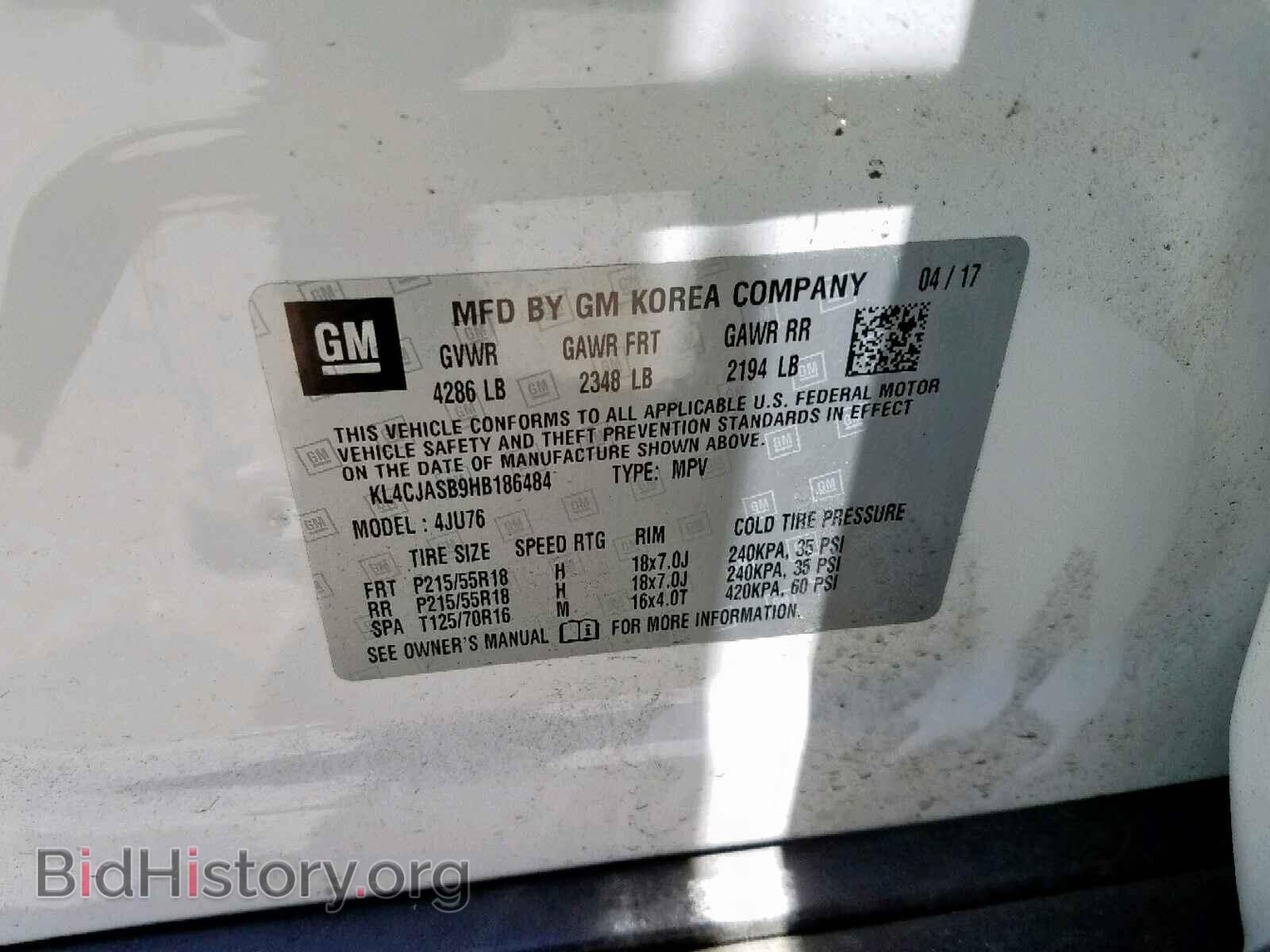 2017 BUICK ENCORE PRE - VIN: KL4CJASB9HB186484 - Photo 10