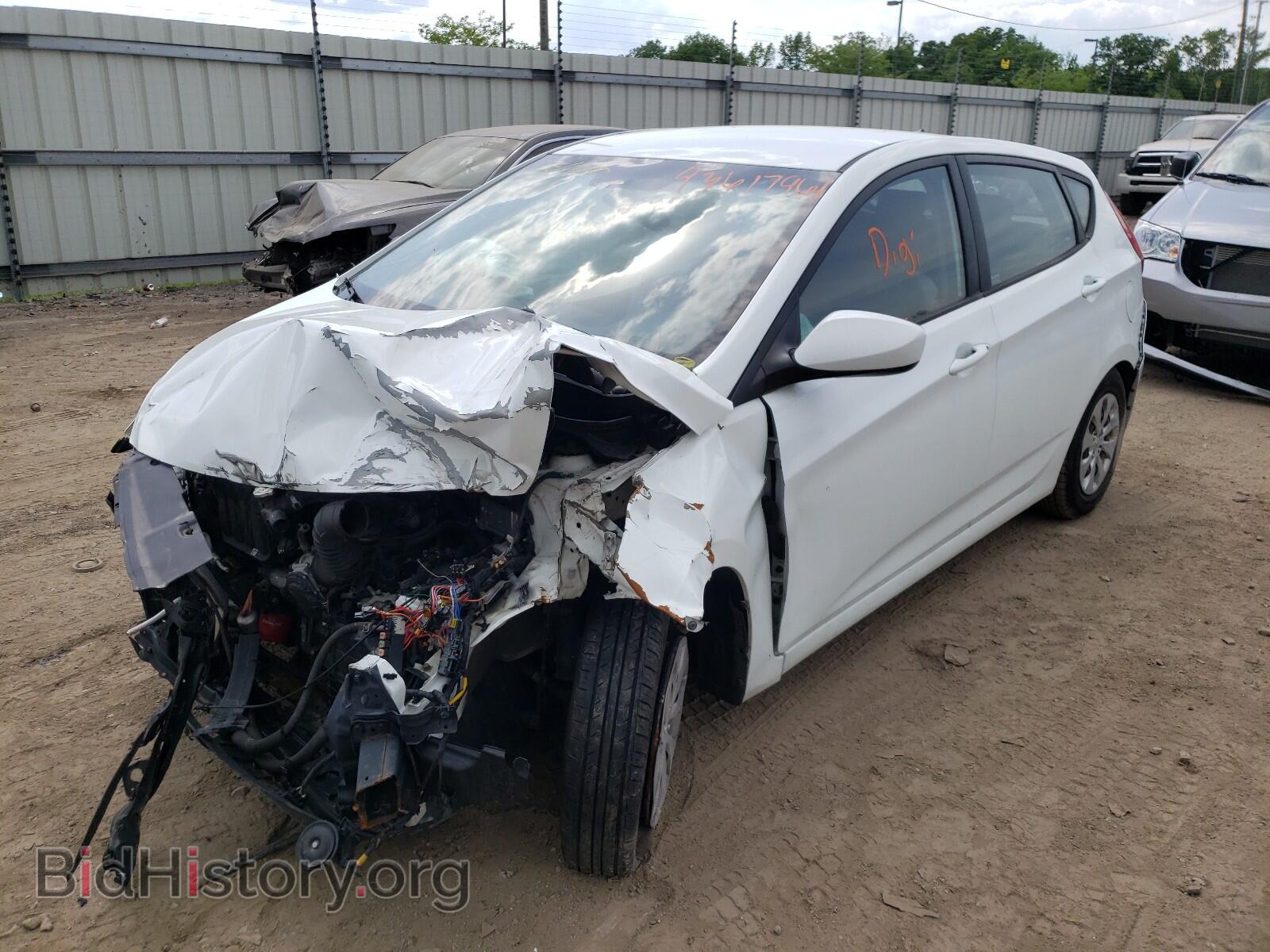 2016 HYUNDAI ACCENT - VIN: KMHCT5AE7GU253150 - Фото 2