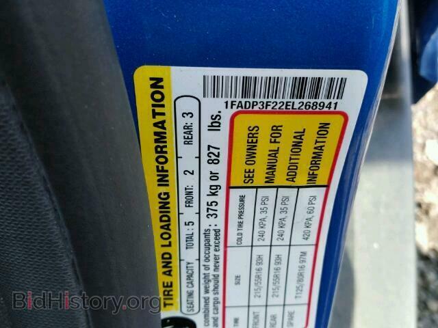 2014 FORD FOCUS - VIN: 1FADP3F22EL268941 - Photo 10