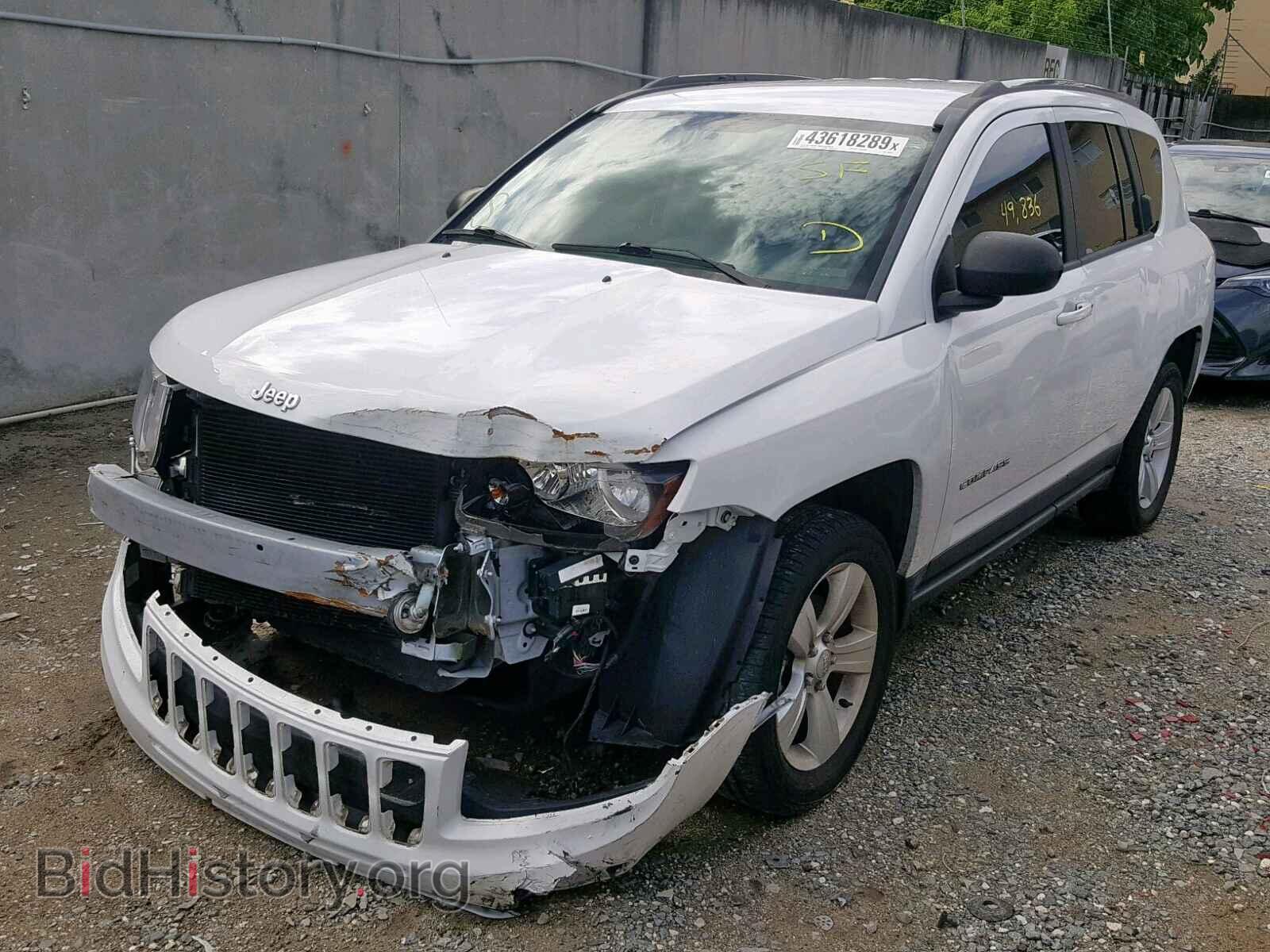 2014 JEEP COMPASS SP - VIN: 1C4NJCBBXED832710 - Фото 2