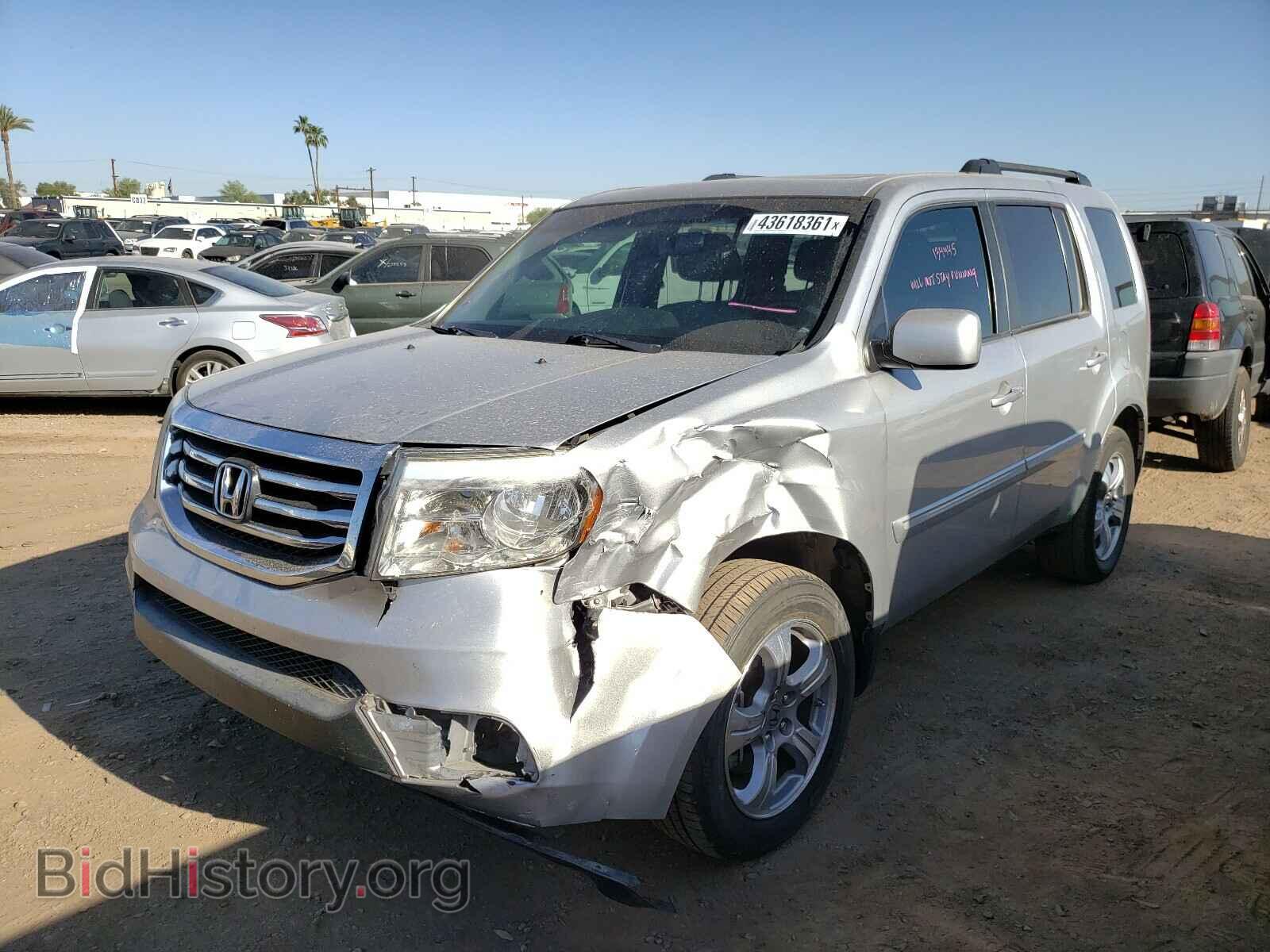 2012 HONDA PILOT - VIN: 5FNYF3H55CB023704 - Фото 2