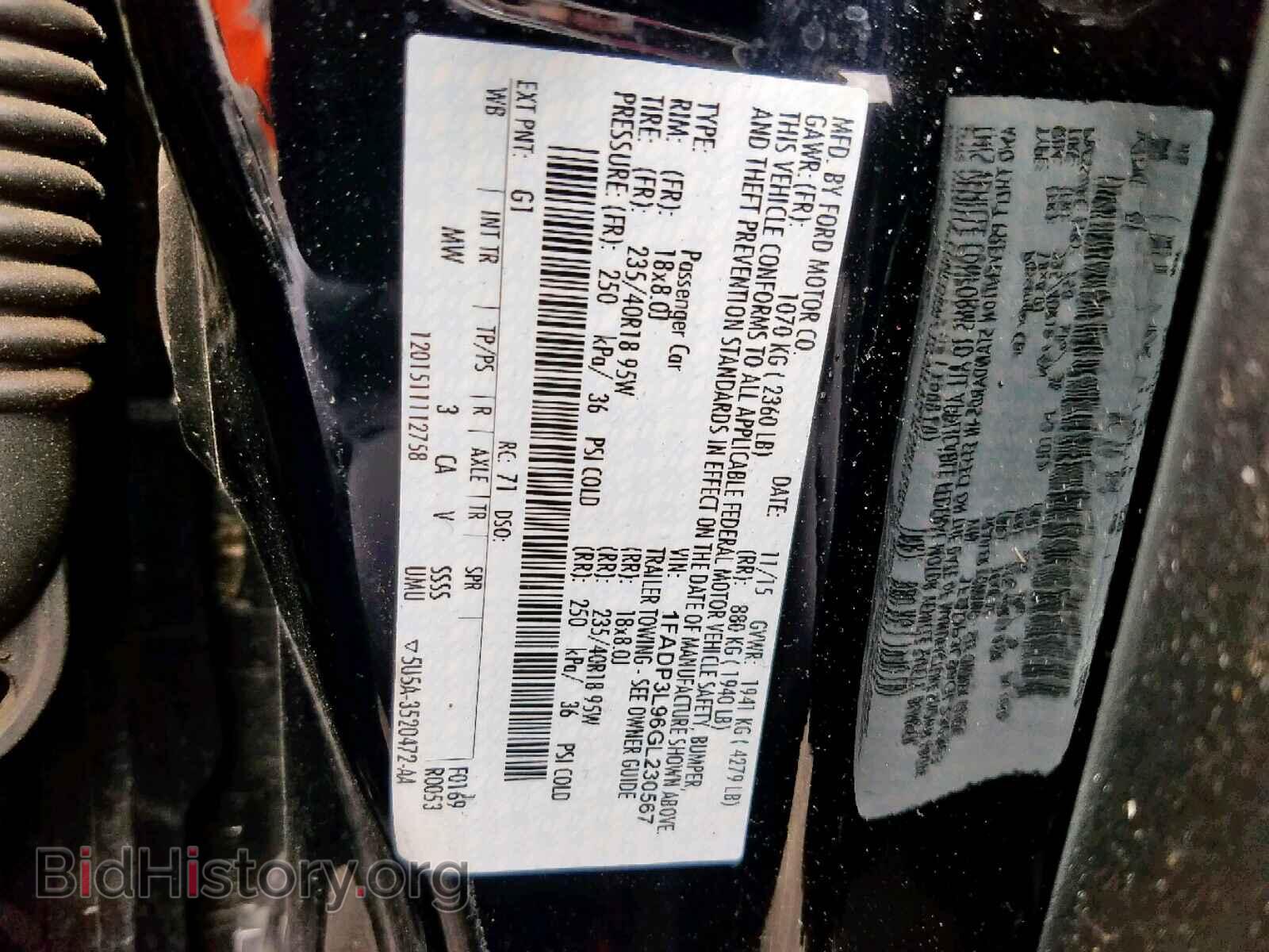 2016 FORD FOCUS - VIN: 1FADP3L96GL230567 - Photo 10