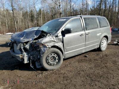 2015 Dodge CARAVAN SE, gray — VIN 2C4RDGBG9FR649633, Copart