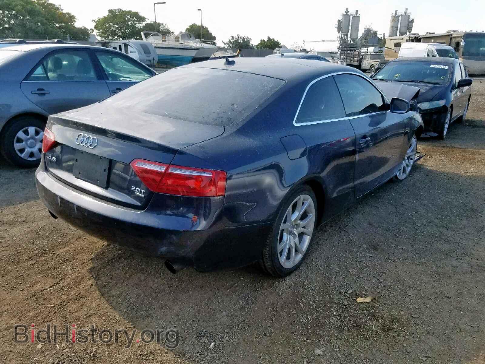 2012 AUDI A5 PREMIUM - VIN: WAUCFAFR0CA025502 - Photo 4