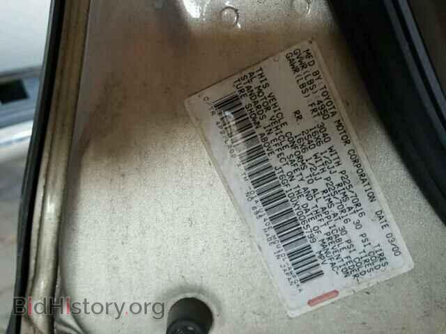 2000 LEXUS RX 300 - VIN: JT6GF10UXY0065799 - Фото 10