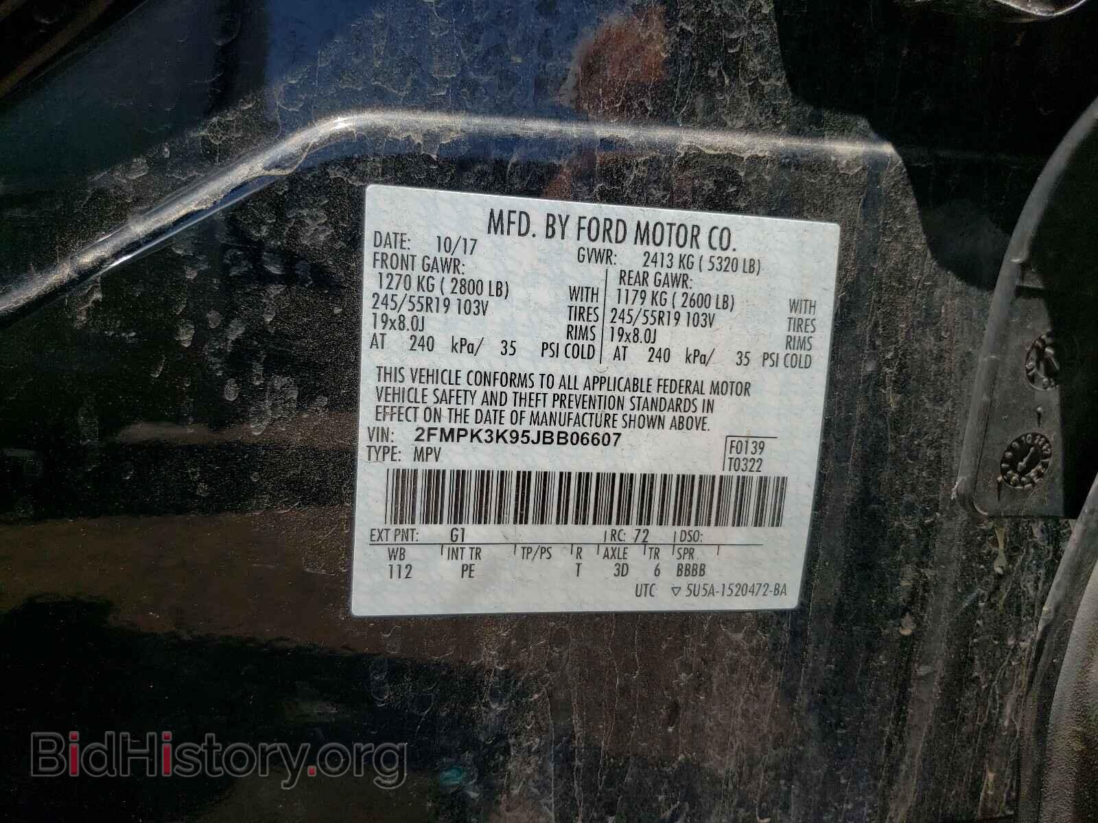 2018 FORD EDGE - VIN: 2FMPK3K95JBB06607 - Photo 10